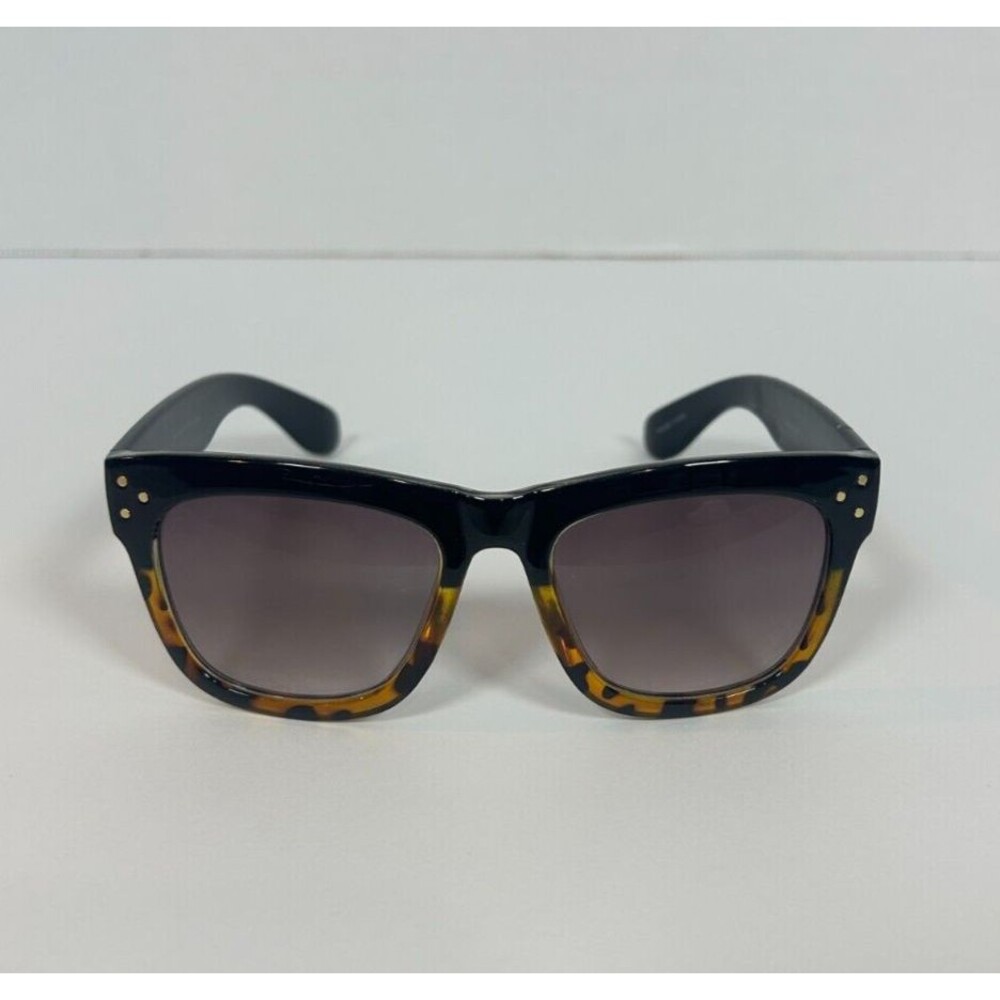 Adrienne Vittadini Womens Sunglasses AV1051 0 Black over Brown Tortoise Frame